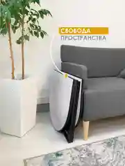 Серый меланж стол журнальный "Джой", раскладной