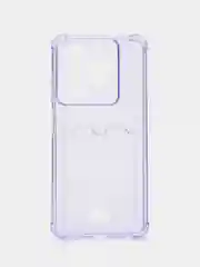 Лавандовый чехол Tecno Spark 20C / Spark 20 / Go 2024 (Техно Спарк 20 / 20С) с карманом для карт