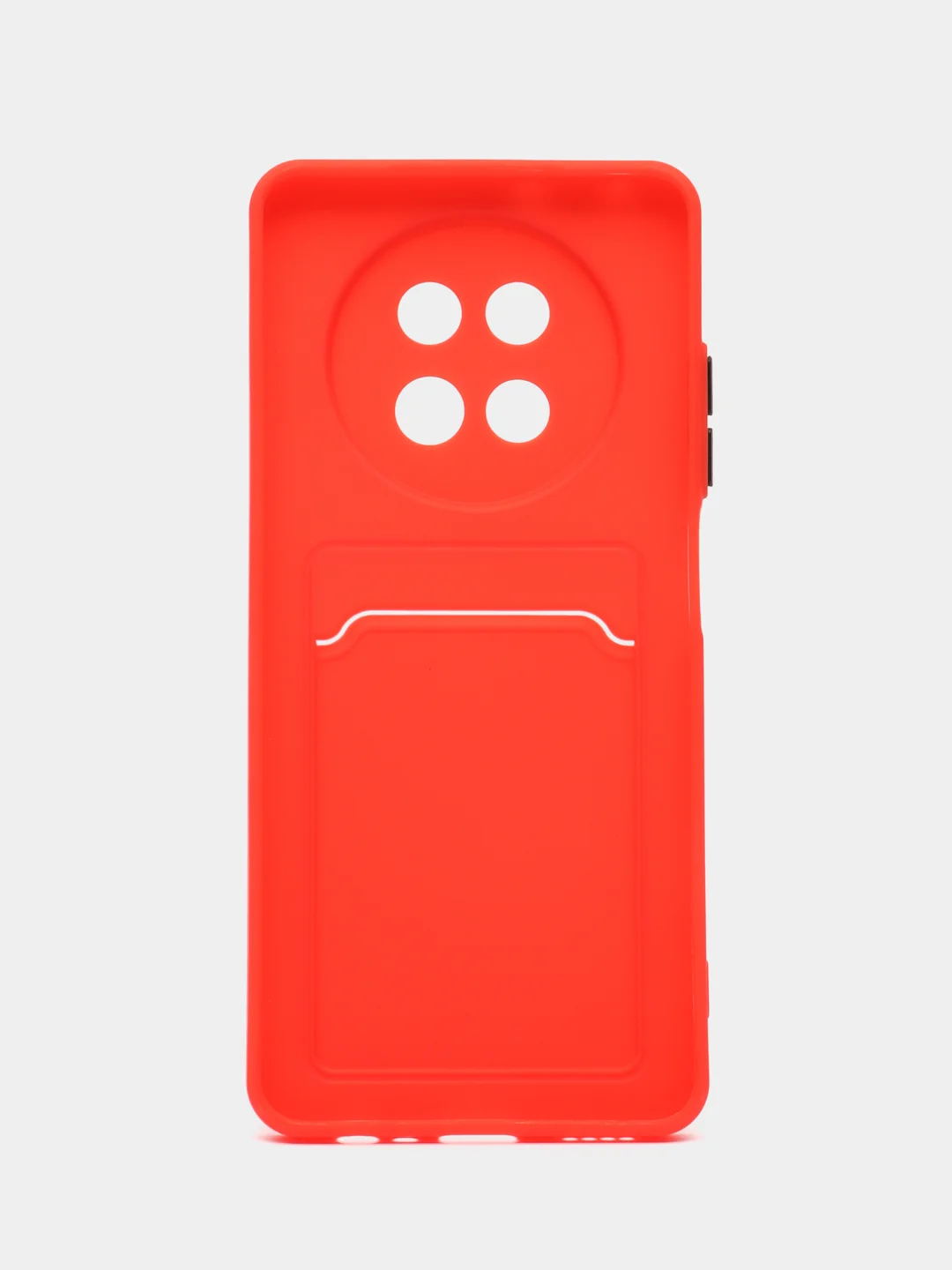 Красный чехол для Realme 12 5G ( Реалми 12 5 джи), с карманом для карт