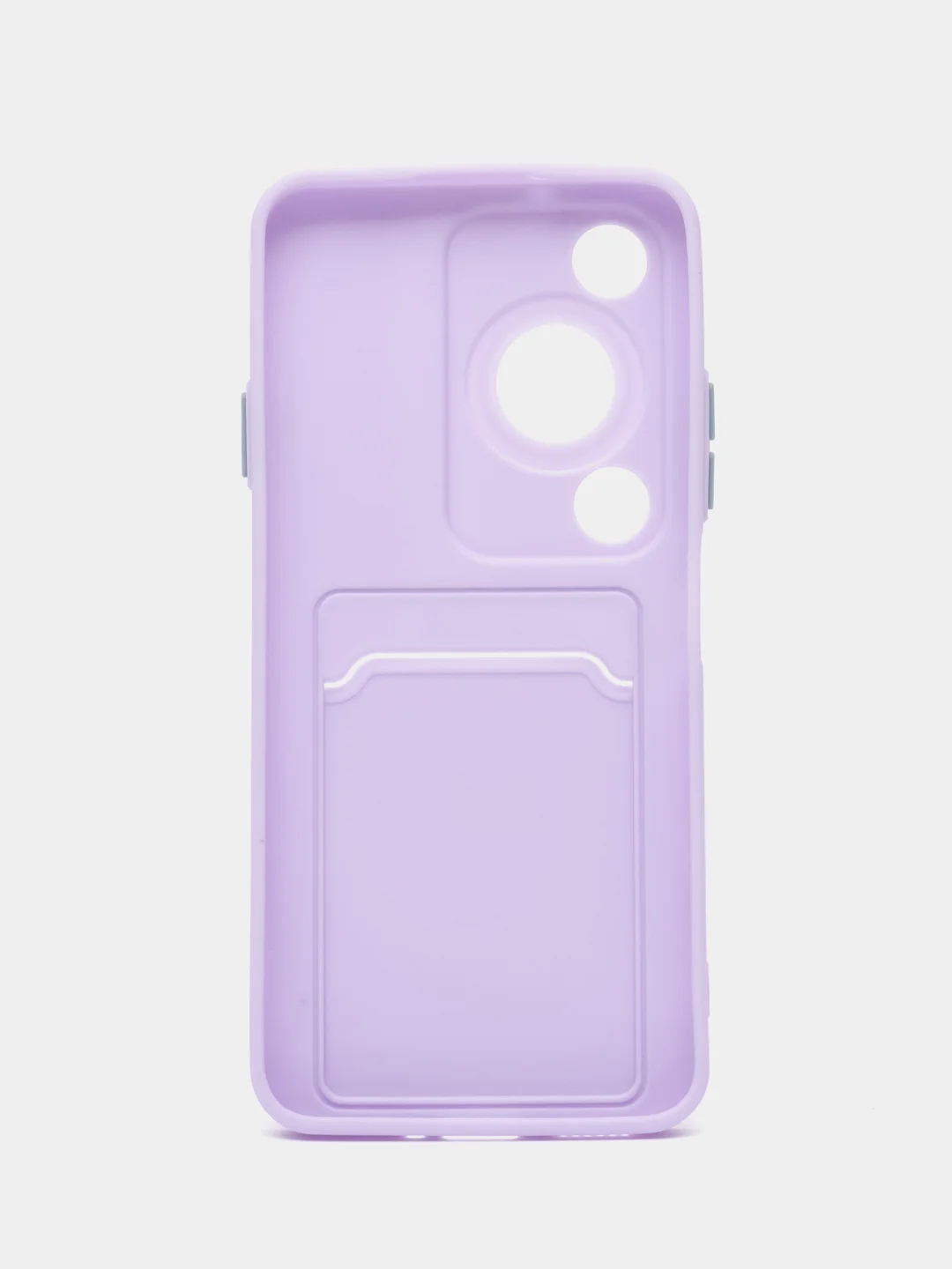 Лавандовый чехол для HUAWEI Nova Y72 (Хуавей Нова у72), с карманом для карт