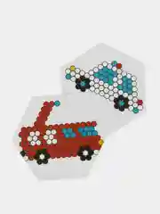 Игрушка Мультиарт Аквамозаика "Машины", 200 бусин