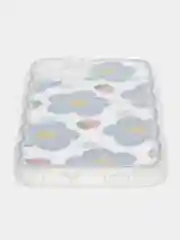 Голубой чехол для iPhone 7, 8, SE, XR, XS, 11, 12, 13, 14, 15, Pro, Max, Plus, на айфон, прозрачный, силиконовый