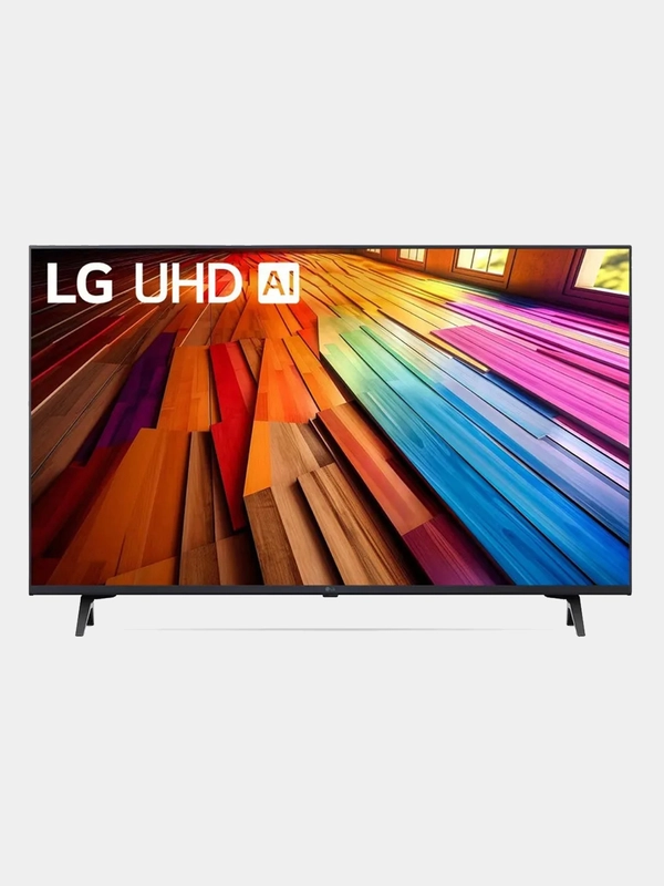Телевизор LG 43" 43UT80006LA, UHD, LED, WebOS, ThinQ AI, черный