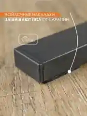 Коричневый столик придиванный LAKSI "Рондо"