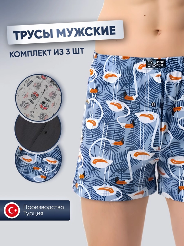 Комплект мужских трусов IzyWear , 3шт