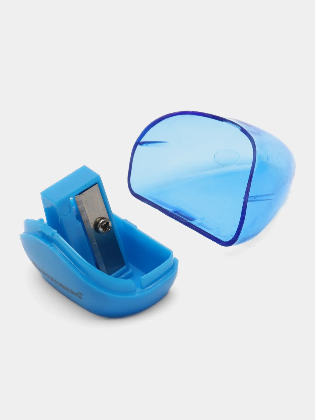 Точилка BRAUBERG BELL с контейнером, пластиковая, цвет ассорти