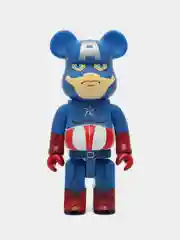 Коллекционная Игрушка Bearbrick "капитан америка" 28 см
