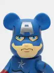 Коллекционная Игрушка Bearbrick "капитан америка" 28 см
