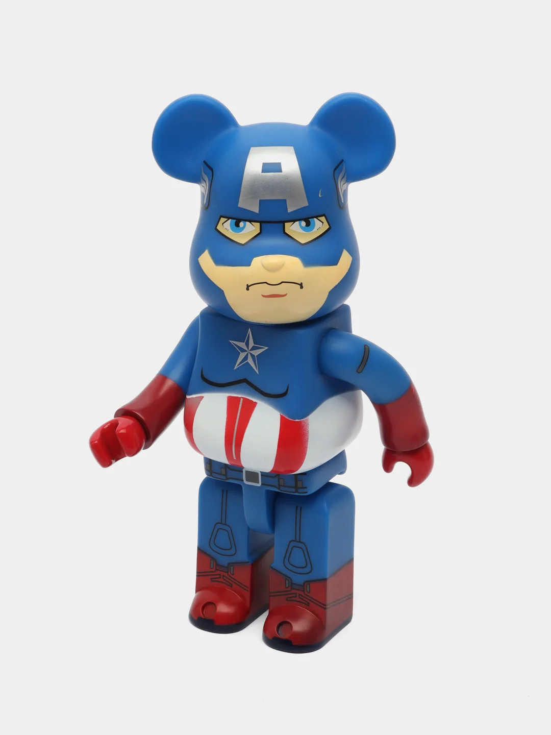 Коллекционная Игрушка Bearbrick "капитан америка" 28 см