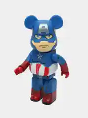 Коллекционная Игрушка Bearbrick "капитан америка" 28 см