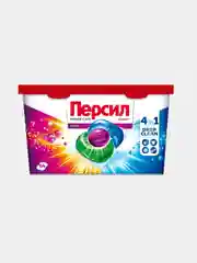 Капсулы для стирки Persil Power Caps Color, 4 в 1, 14 капсул