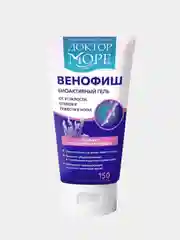 Биоактивный гель от усталости, отеков и тяжести в ногах Доктор Море Венофиш, 150мл