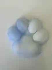 Голубой кошачья лапка, лапка тигра, лапка антистресс, сквиш