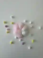 Розовый кошачья лапка, лапка тигра, лапка антистресс, сквиш