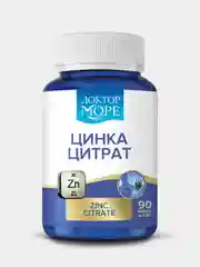 БАД к пище Доктор Море Цинка Цитрат, 90 капсул по 0,45 г