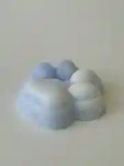 Фиолетовый кошачья лапка, лапка тигра, лапка антистресс, сквиш
