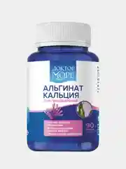 Пищевая добавка Доктор Море Альгинат кальция из ламинарии японской, 90 капсул по 0,4 г