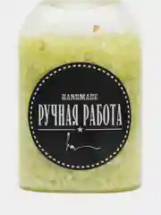 Салатовый соль для ванн, с шиммером, с морской солью, пена для ванны, ручная работа