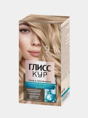Краска для волос Глисс Кур, тон 9-14 - Пепельный блонд