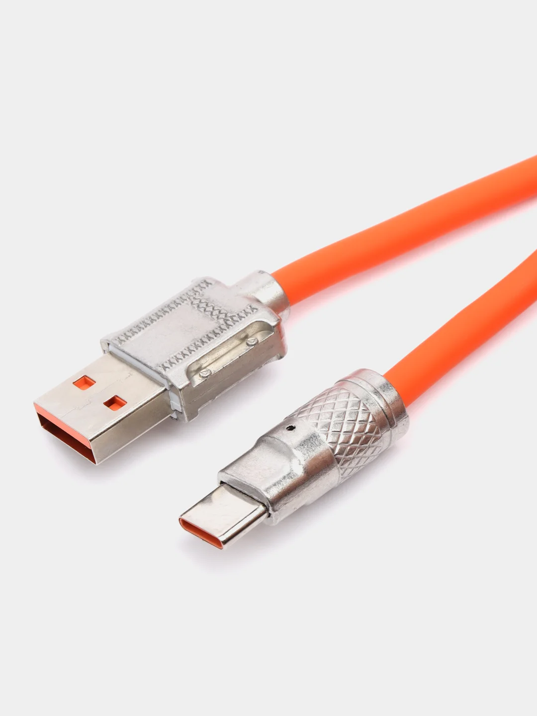Оранжевый кабель USB Type-C для быстрой зарядки, 120 Вт, 7 а
