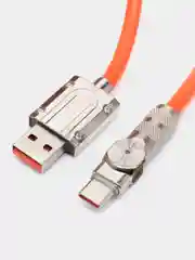 Кабель USB Type-C для быстрой зарядки, 120 Вт, 7 а, с углом поворота 180 градусов