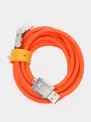 Кабель USB Type-C для быстрой зарядки, 120 Вт, 7 а, с углом поворота 180 градусов