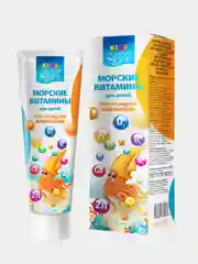 БАД к пище Доктор Море Морские витамины для детей, мультивитаминный гель, апельсин, 125 мл