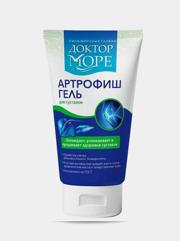 Гель для суставов Доктор Море Артрофиш, охлаждающий, 150мл