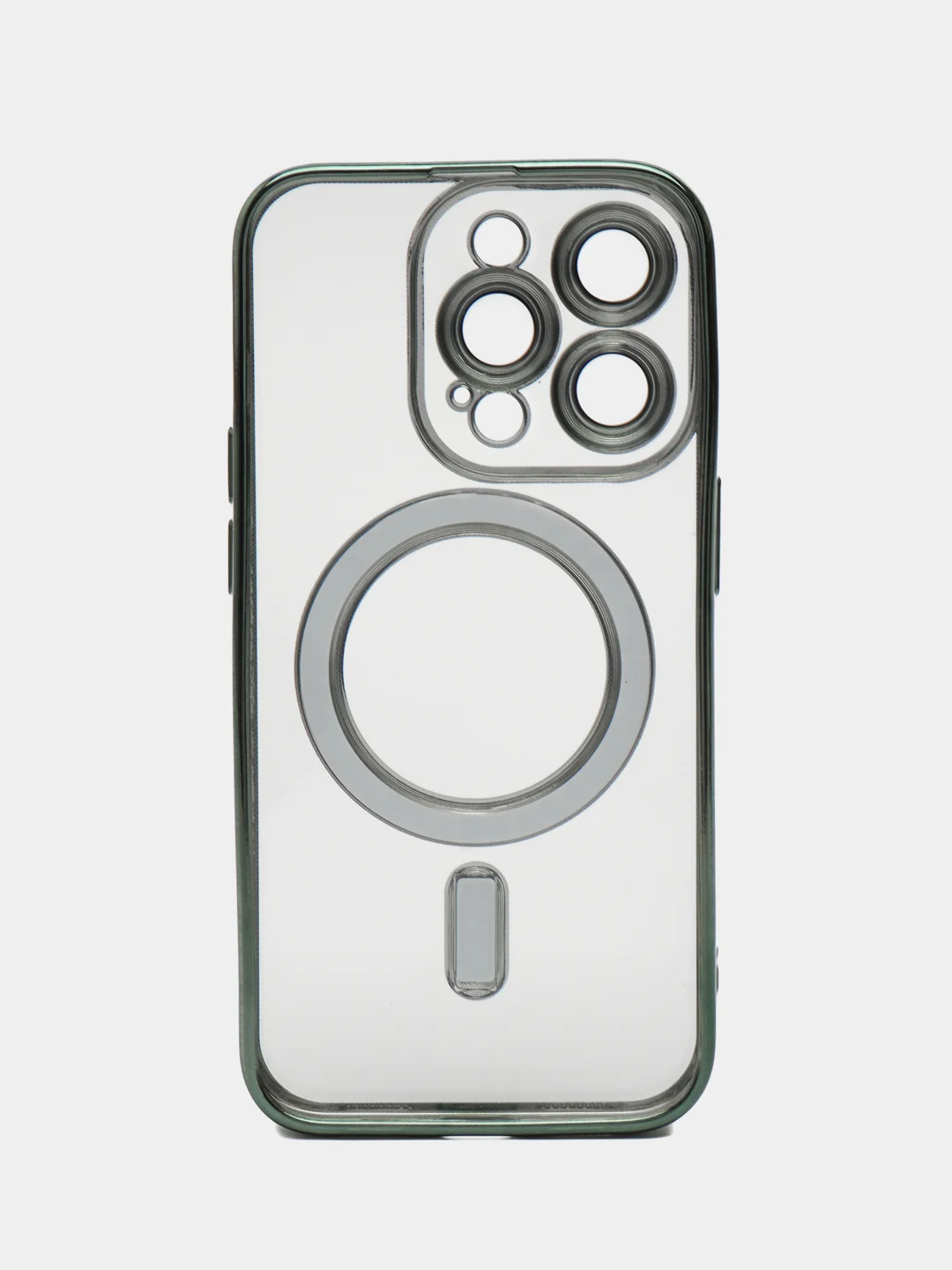 Зеленый чехол MagSafe (Магсейф) силиконовый для iPhone 11, 12, 13, 14, 15, X/XS, XR, Pro, Pro Max, Plus