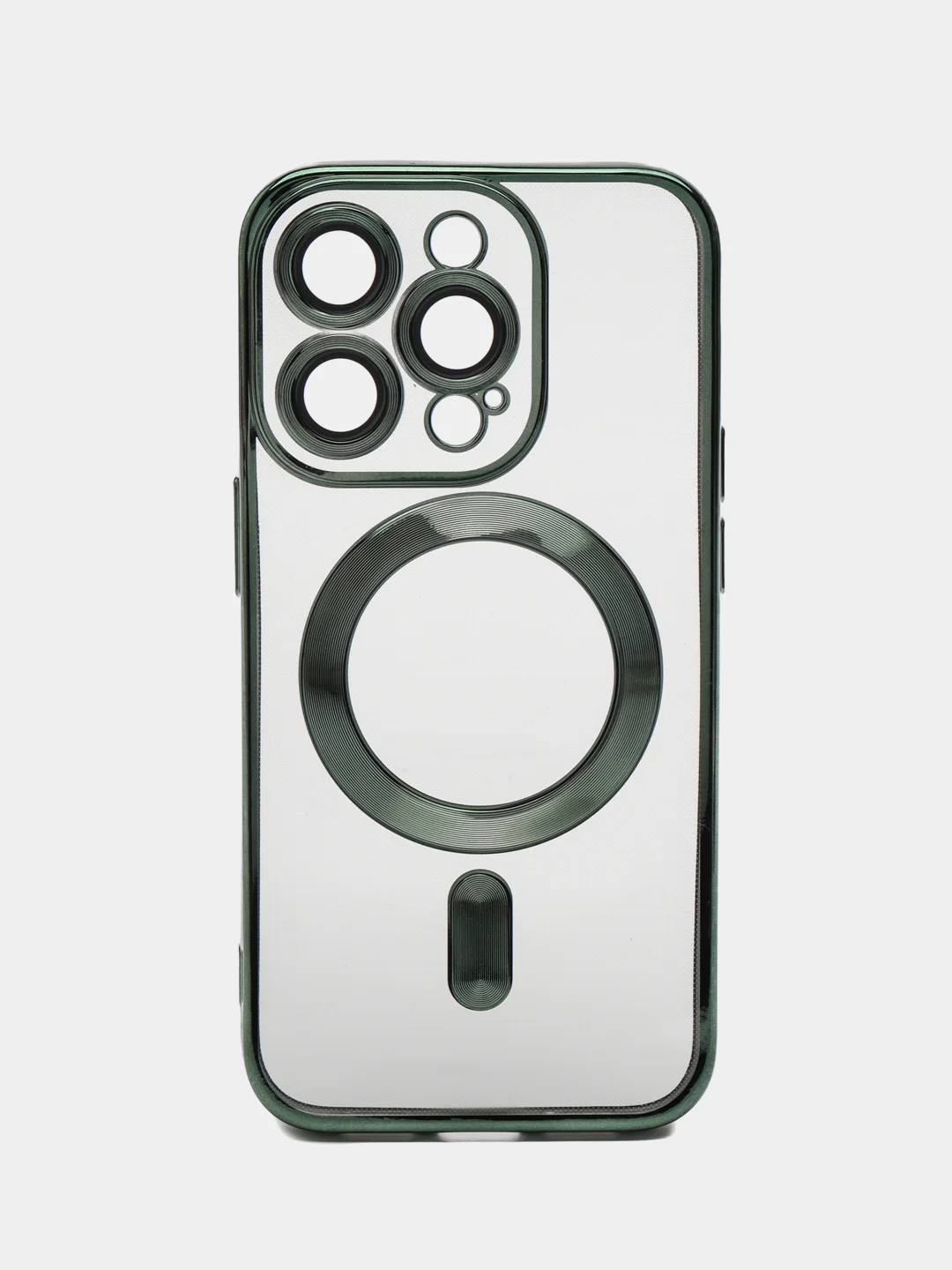 Зеленый чехол MagSafe (Магсейф) силиконовый для iPhone 11, 12, 13, 14, 15, X/XS, XR, Pro, Pro Max, Plus