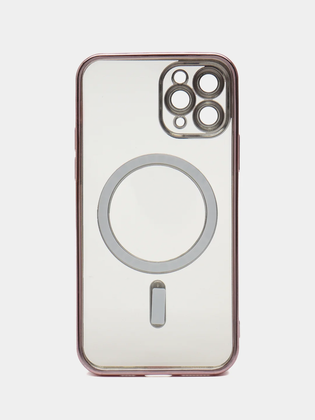 Розовый чехол MagSafe (Магсейф) силиконовый для iPhone 11, 12, 13, 14, 15, X/XS, XR, Pro, Pro Max, Plus