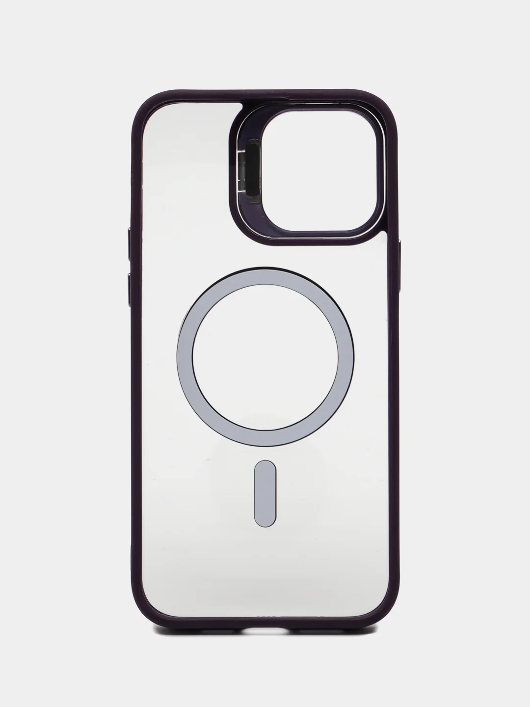 Фиолетовый чехол с подставкой и защитой камер для iPhone Айфон 11, 12, 13, 14, 15, Pro, Pro Max, Plus