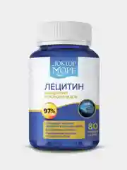 Пищевая добавка Доктор Море Лецитин подсолнечный, 70 капсул по 0,4 г