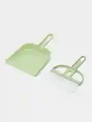 Зеленый щетка с совком набор мини