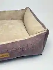 Сиреневый лежанка для собак со съемным чехлом