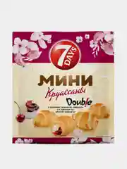 Круассан 7 Days мини двойная начинка ваниль, вишня, 265 г