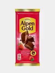 Шоколад Alpen Gold Клубника и йогурт, молочный, 80 г