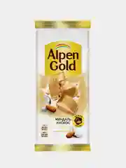 Шоколад белый Alpen Gold, миндаль и кокос, 80 г