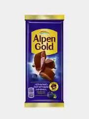 Шоколад Alpen Gold молочный, Черника и йогурт, 80 г