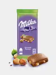 Шоколад Milka, Молочный с цельным фундуком, 80 г