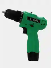 Дрель-шуруповерт аккумуляторная Zitrek Green 12-Li-ion, Li-ion аккумулятор, бита, 12 В