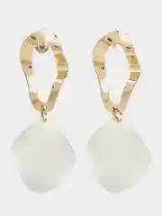 Серьги элегантные с подвеской из акрила