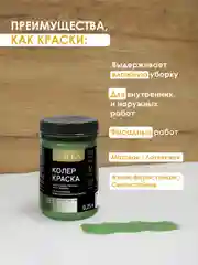 Зеленый краска колеровочная SOLEX 0,25л