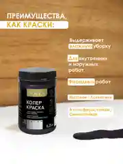 Черный краска колеровочная SOLEX 0,25л