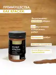 Коричневый краска колеровочная SOLEX 0,25л