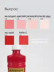 Алый колеровочная паста Коллекция 0,45 л