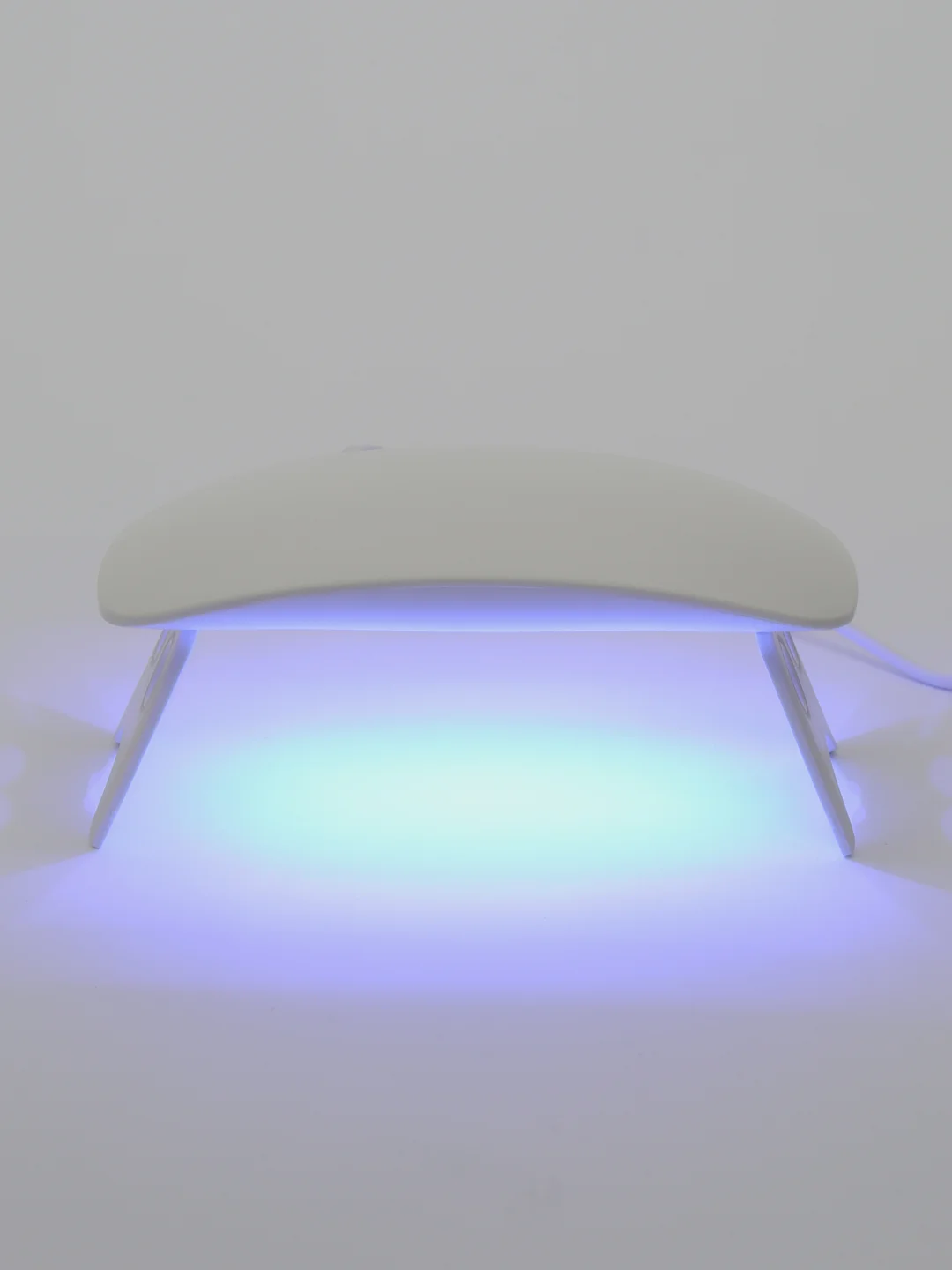 Белый лампа для маникюра и педикюра, UV/LED лампа-мини с USB проводом, 13,1х6,7х1,9 см, 6 W