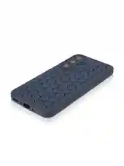 Лавандовый чехол "Соты" для Samsung Galaxy A35 5G силиконовый ROSCO матовый с бортиком- защитой камер