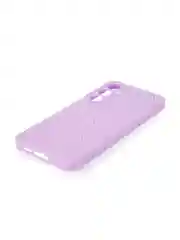 Лавандовый чехол "Соты" для Samsung Galaxy A55 5G силиконовый ROSCO матовый с бортиком- защитой камер