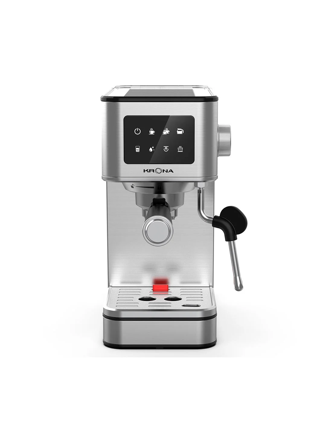 Кофеварка рожковая из нержавеющей стали KRONA Espresso Kaffeemaschine Inox 20 Bar